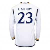 Billiga Real Madrid Ferland Mendy #23 Hemma fotbollskläder 2023-24 Långärmad